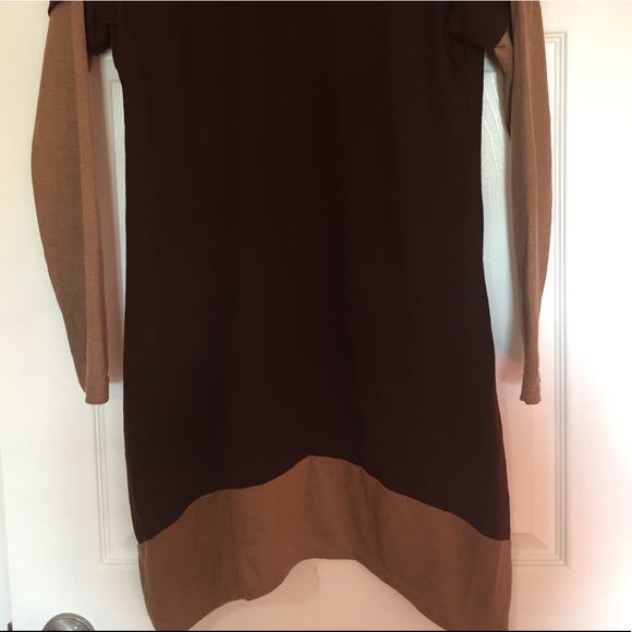 ✨NWT✨Brown&Tan Mini Dress - Picture 6 of 7